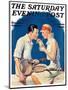 "Tennis Couple," Saturday Evening Post Cover, June 21, 1930-James C. McKell-Mounted Giclee Print