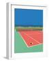 Tennis Court in the Desert-Rosi Feist-Framed Giclee Print