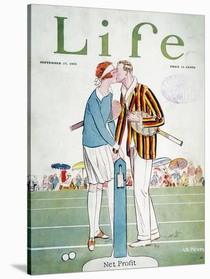 Tennis Court Romance, 1925-null-Stretched Canvas