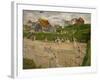 Tennis Court with Players in Noordwijk, Netherlands, 1913-Max Liebermann-Framed Giclee Print