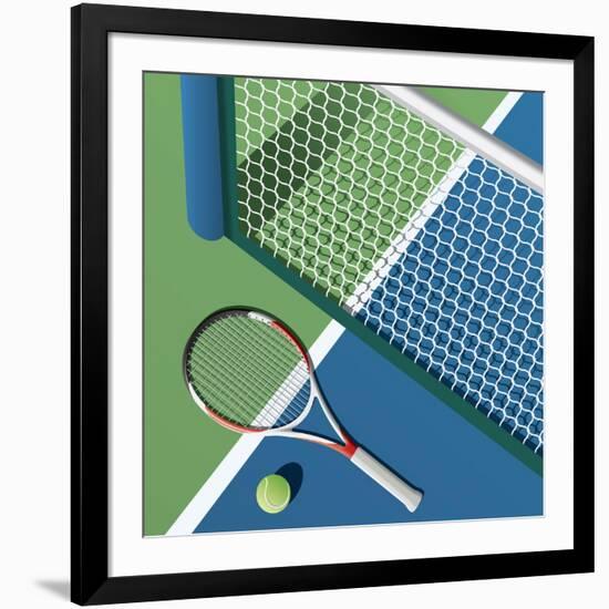 Tennis Court-Nikola Knezevic-Framed Art Print