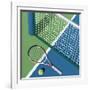 Tennis Court-Nikola Knezevic-Framed Art Print