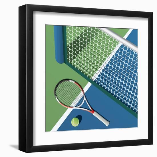 Tennis Court-Nikola Knezevic-Framed Art Print