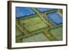 Tennis Courts, Albany, Auckland, North Island, New Zealand-David Wall-Framed Photographic Print