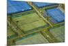Tennis Courts, Albany, Auckland, North Island, New Zealand-David Wall-Mounted Photographic Print