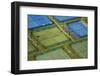 Tennis Courts, Albany, Auckland, North Island, New Zealand-David Wall-Framed Photographic Print