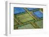 Tennis Courts, Albany, Auckland, North Island, New Zealand-David Wall-Framed Photographic Print