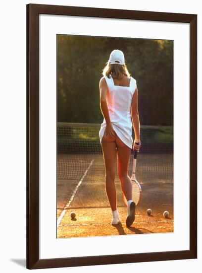 Tennis Girl-null-Framed Poster