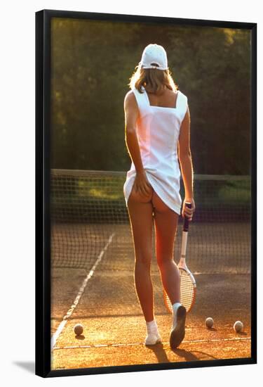 Tennis Girl-null-Framed Poster