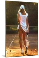 Tennis Girl-null-Mounted Poster