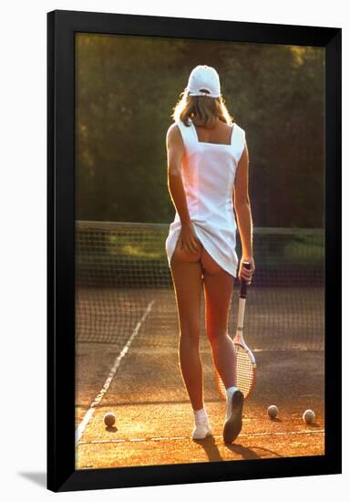 Tennis Girl-null-Framed Poster