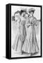 Tennis Gowns, Girls' Attire for August, 1906-null-Framed Stretched Canvas
