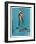 "Tennis in Blue,"June 16, 1934-Penrhyn Stanlaws-Framed Giclee Print