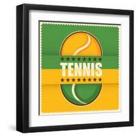 Tennis In Color-Rashomon-Framed Art Print