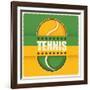 Tennis In Color-Rashomon-Framed Art Print