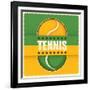 Tennis In Color-Rashomon-Framed Art Print