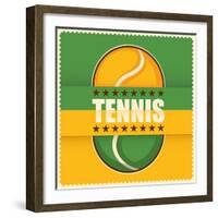 Tennis In Color-Rashomon-Framed Art Print