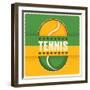 Tennis In Color-Rashomon-Framed Art Print