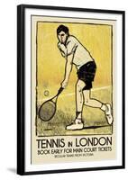 Tennis in London-The Vintage Collection-Framed Giclee Print