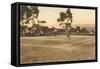 Tennis Match-null-Framed Stretched Canvas