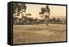 Tennis Match-null-Framed Stretched Canvas