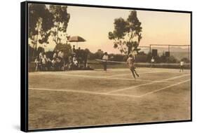 Tennis Match-null-Framed Stretched Canvas