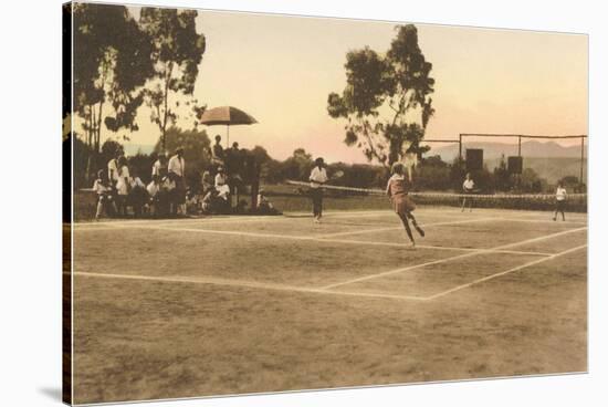 Tennis Match-null-Stretched Canvas