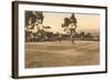 Tennis Match-null-Framed Art Print