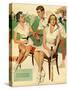 Tennis, Maudson, 1953, UK-null-Stretched Canvas