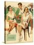 Tennis, Maudson, 1953, UK-null-Stretched Canvas