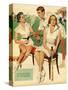 Tennis, Maudson, 1953, UK-null-Stretched Canvas