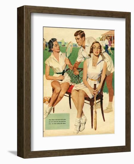 Tennis, Maudson, 1953, UK-null-Framed Giclee Print