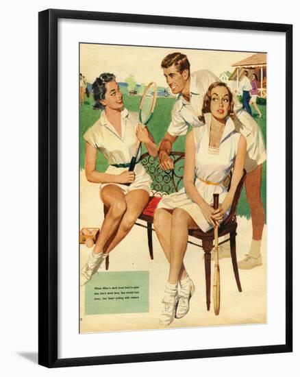 Tennis, Maudson, 1953, UK-null-Framed Giclee Print