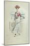 Tennis Outfit, from 'La Revue De La Mode', 1900-null-Mounted Giclee Print
