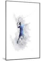 Tennis Player 1-Marlene Watson-Mounted Giclee Print