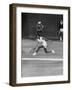 Tennis Player Althea Gibson in Action on Court During Match-Thomas D^ Mcavoy-Framed Premium Photographic Print