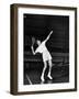 Tennis Player Althea Gibson, Serving the Ball While Playing Tennis-Gordon Parks-Framed Premium Photographic Print