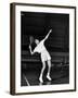 Tennis Player Althea Gibson, Serving the Ball While Playing Tennis-Gordon Parks-Framed Premium Photographic Print