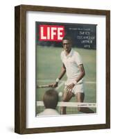 Tennis Player Arthur Ashe, September 20, 1968-Richard Meek-Framed Photographic Print