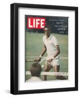 Tennis Player Arthur Ashe, September 20, 1968-Richard Meek-Framed Photographic Print