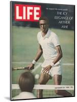 Tennis Player Arthur Ashe, September 20, 1968-Richard Meek-Mounted Photographic Print