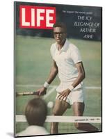 Tennis Player Arthur Ashe, September 20, 1968-Richard Meek-Mounted Photographic Print