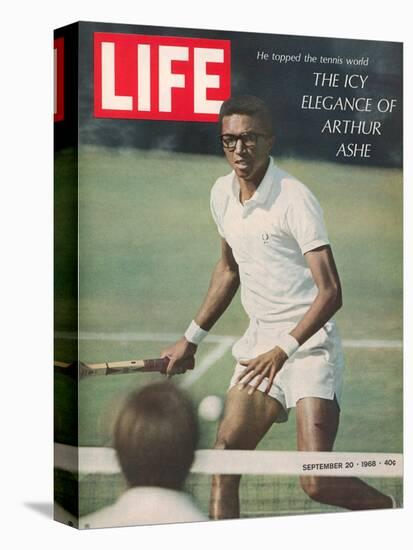 Tennis Player Arthur Ashe, September 20, 1968-Richard Meek-Stretched Canvas