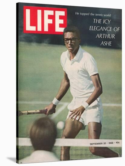 Tennis Player Arthur Ashe, September 20, 1968-Richard Meek-Stretched Canvas