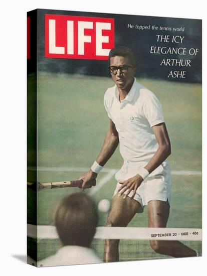 Tennis Player Arthur Ashe, September 20, 1968-Richard Meek-Stretched Canvas