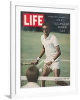 Tennis Player Arthur Ashe, September 20, 1968-Richard Meek-Framed Photographic Print