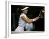 Tennis Player Hitting the Ball-null-Framed Photographic Print