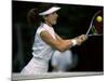 Tennis Player Hitting the Ball-null-Mounted Photographic Print