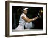 Tennis Player Hitting the Ball-null-Framed Photographic Print