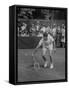 Tennis Player Pierre Pellizza in Action-null-Framed Stretched Canvas